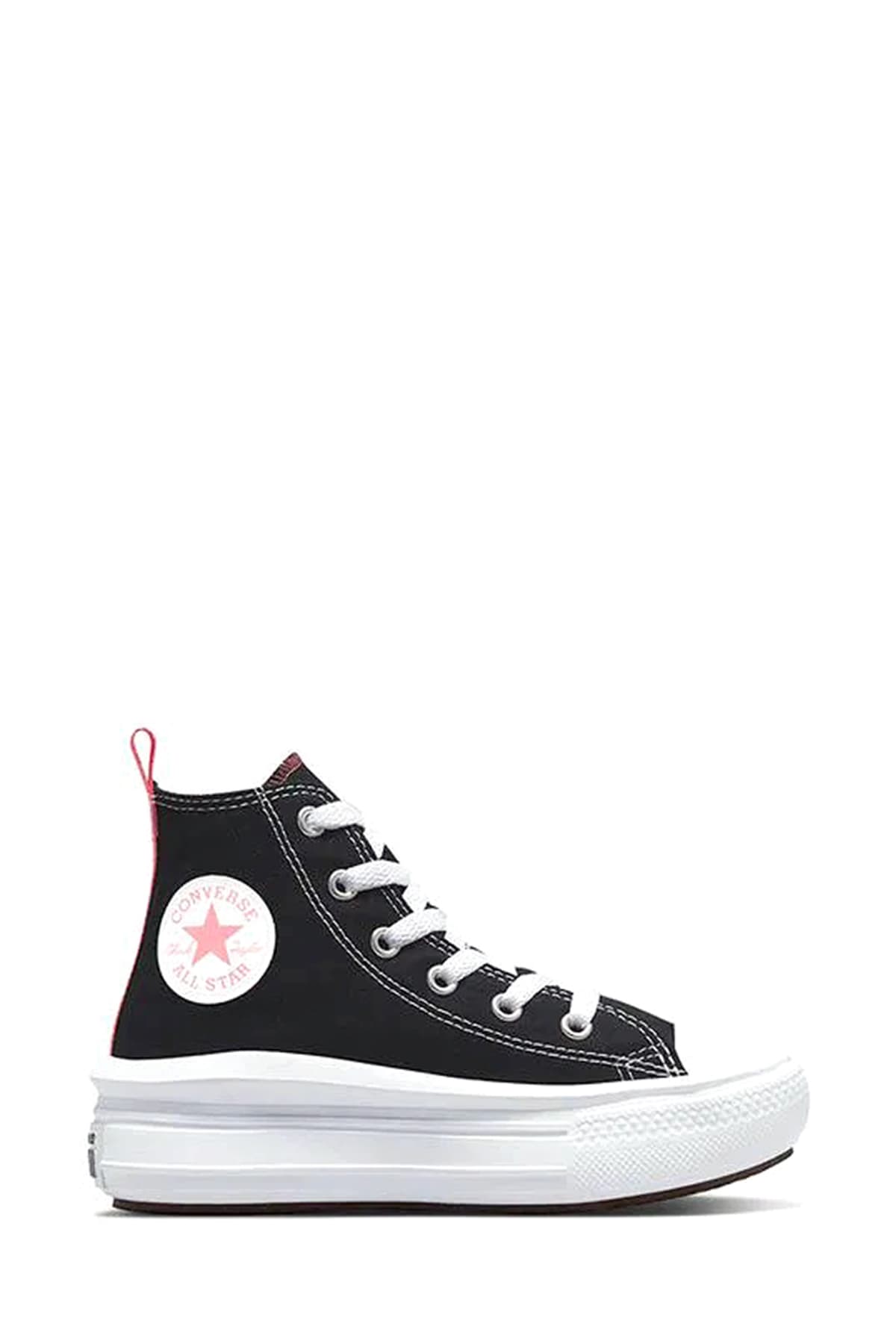 کفش کتانی ساق بلند پسرانه مشکی مدل CHUCK TAYLOR ALL STAR MOV کانورس