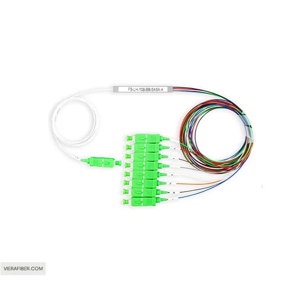 اسپلیتر فیبر نوری 1 به 8 APC قلمی PLC splitter 1×8 SC