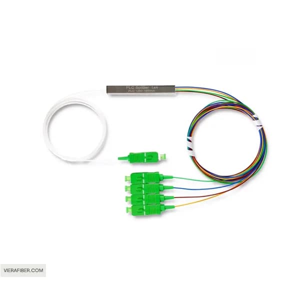 اسپلیتر فیبر نوری 1 به 4 APC قلمی PLC splitter 1×4 SC