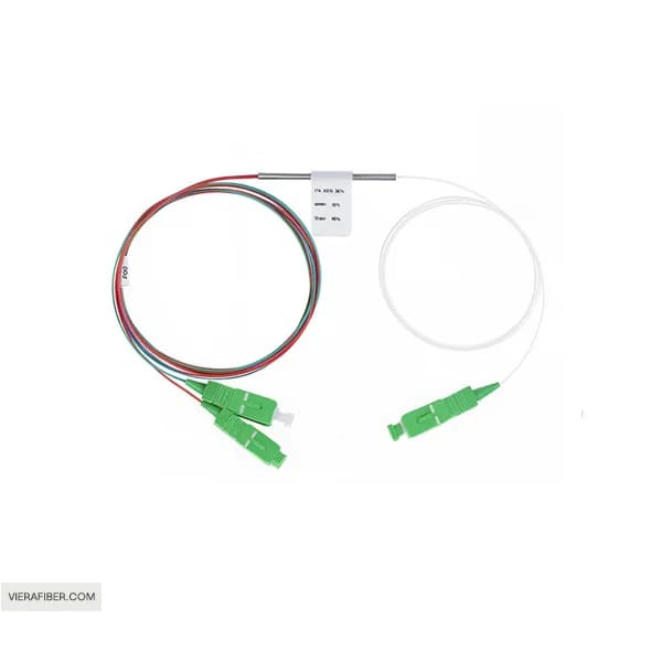اسپلیتر فیبر نوری APC قلمی PLC Splitter 1×2 SC