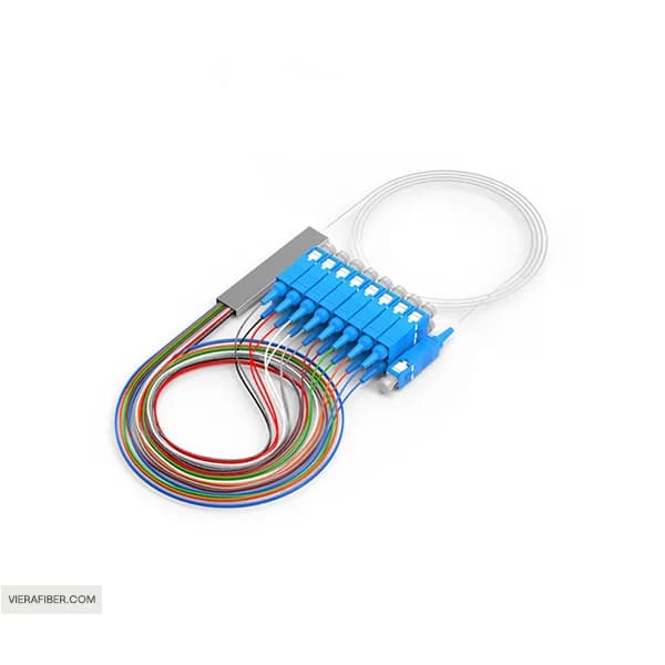 اسپلیتر فیبر نوری 1 به 16 قلمی PLC splitter 1×16 sc/upc