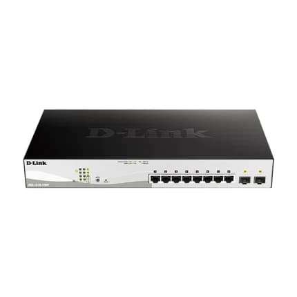 سوئیچ 10 پورت گیگابیتی و رکمونت دی لینک مدل DGS-1210-10MP