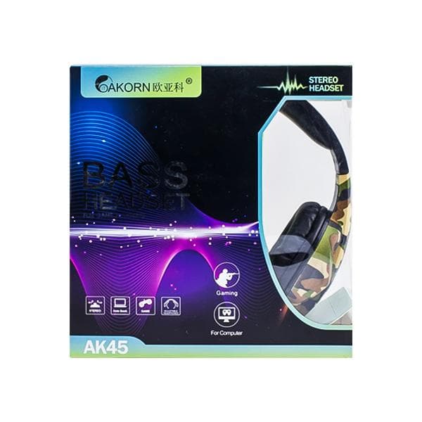 هدست گیمینگ سیم دار AKORN مدل AK45 — تصویر ۴