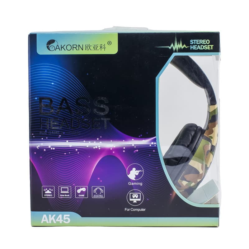 هدست گیمینگ سیم دار AKORN مدل AK45 — تصویر ۲