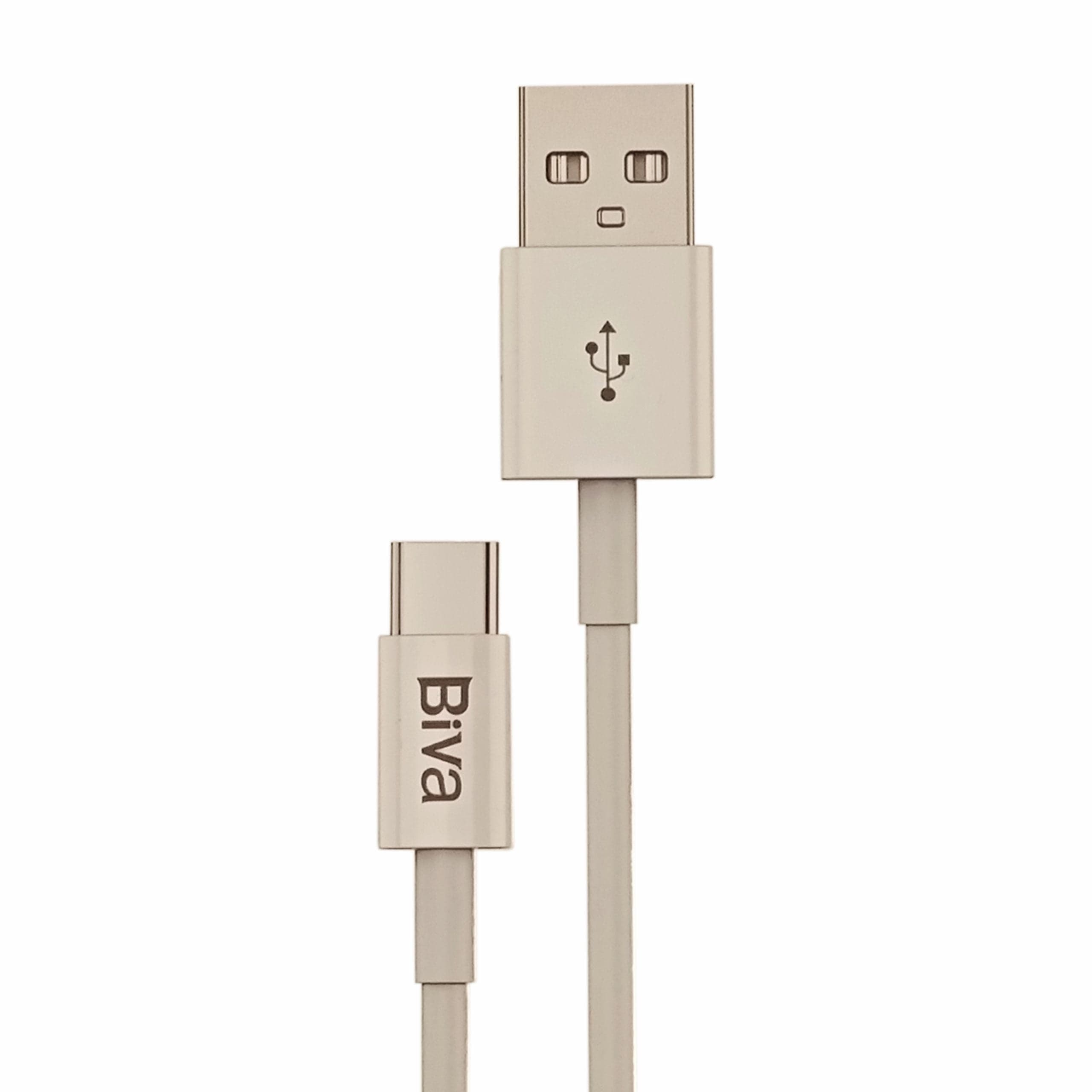 کابل فست شارژ USB به Type-C بیوا (Biva) مدل C-10T طول 1.2 متر، 3 آمپر