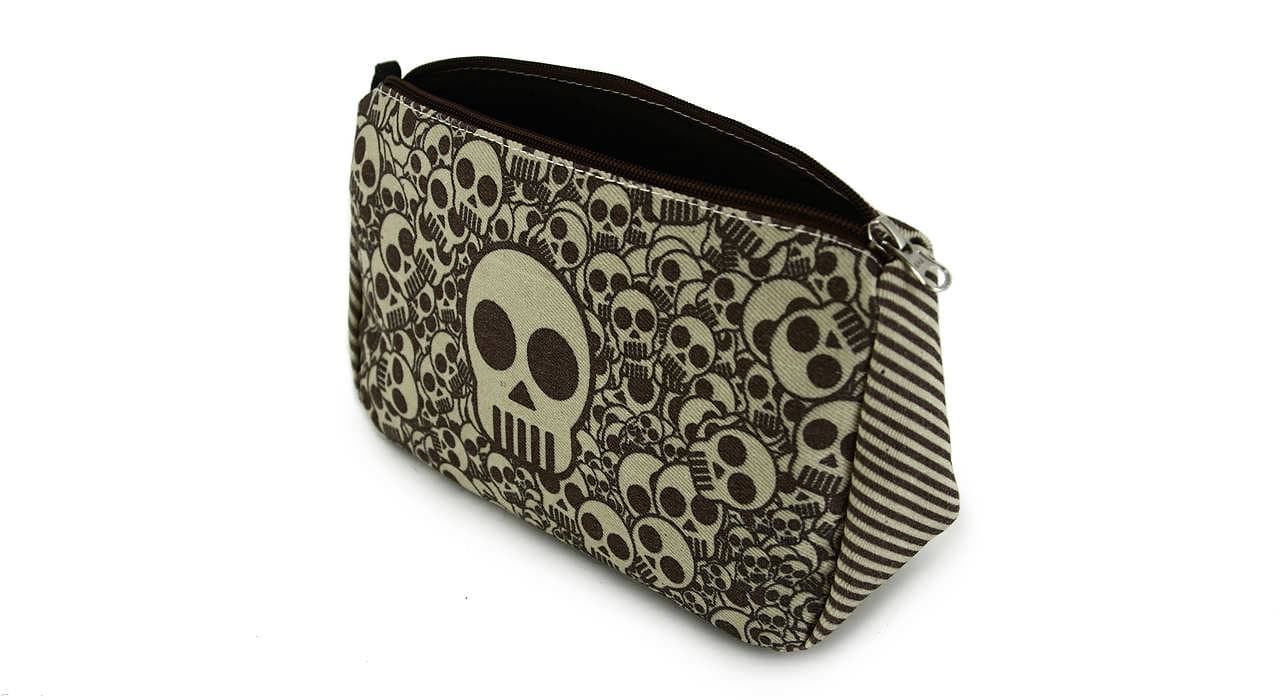 کیف مچی کتان طرح Dummy Skulls