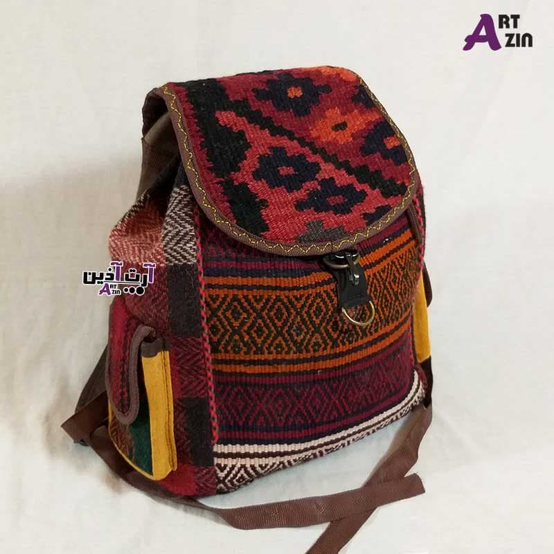 کیف سنتی دخترانه جاجیمی کوله پشتی کد: 4 – 511 — تصویر ۲