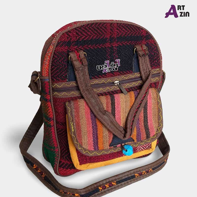 کیف دستی سنتی گلیمی رو دوشی زنانه – کد : 2 – 513 — تصویر ۲