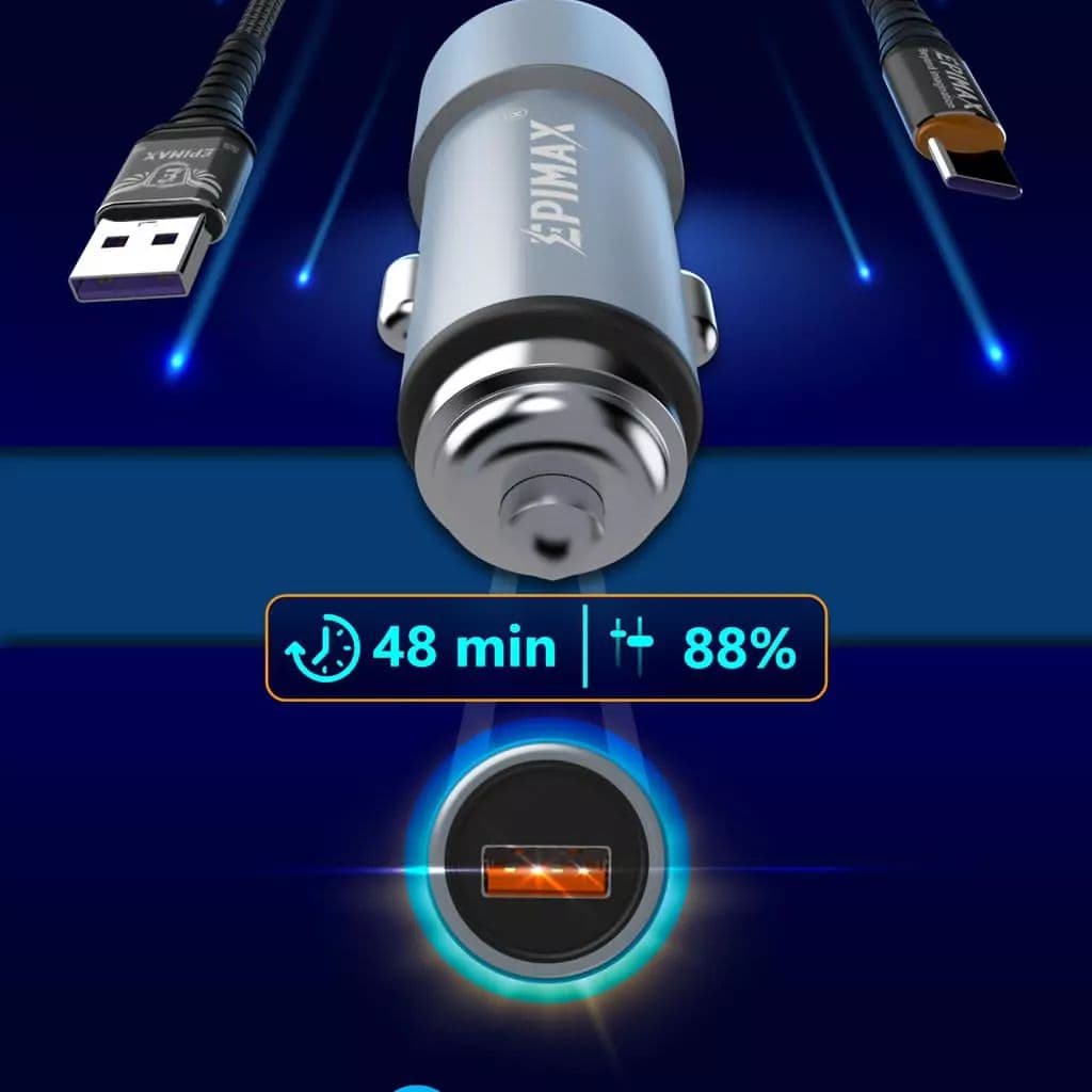 شارژر فندکی فست شارژ اپیمکس مدل EU-48 — تصویر ۸