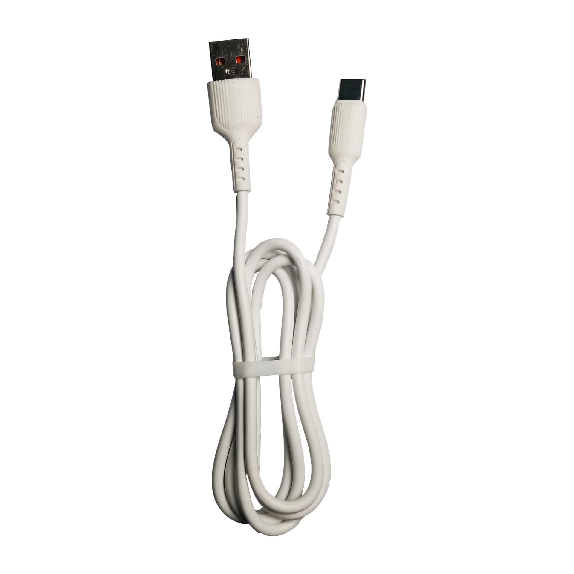 کابل شارژ سیلیکونی USB به Type-C موسوری (MOSSORY) مدل M101T طول 1 متر — تصویر ۲