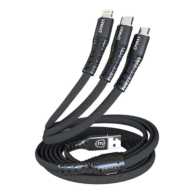کابل شارژ فلت کتان 3in1 اپیمکس مدل EC-24