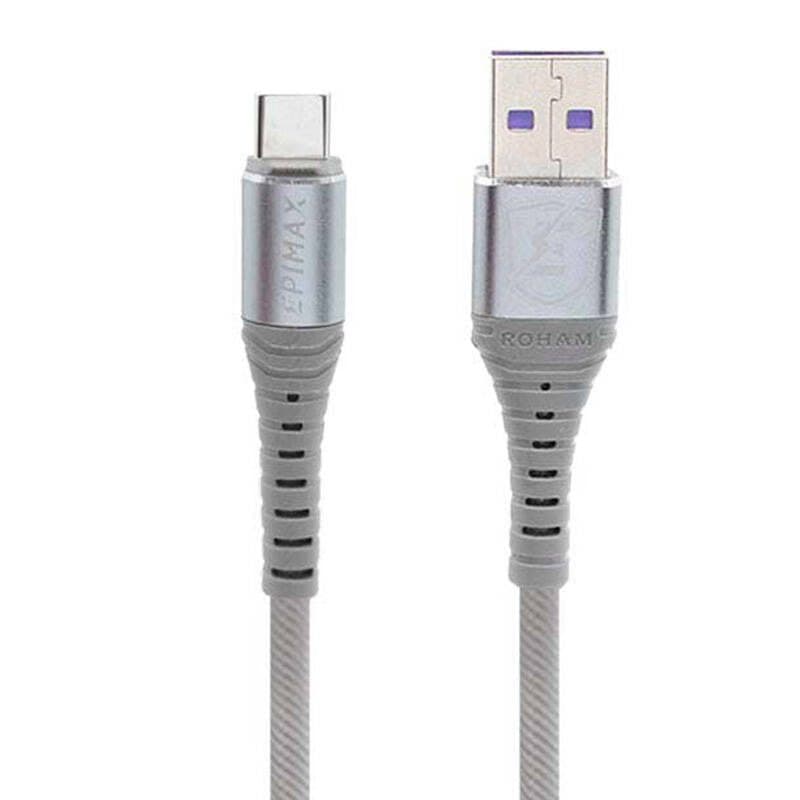 کابل فست شارژ فلت کتان USB به Type-C اپیمکس مدل EC-02 — تصویر ۴