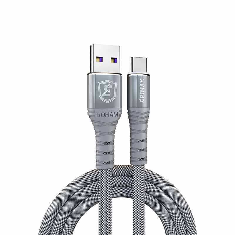 کابل فست شارژ فلت کتان USB به Type-C اپیمکس مدل EC-02 — تصویر ۲