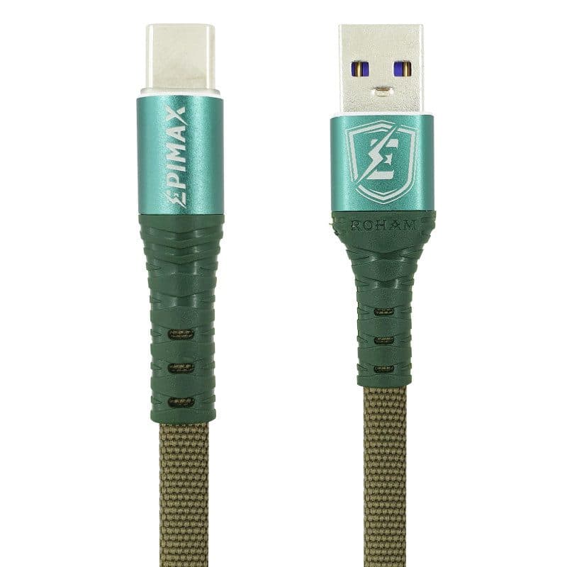 کابل فست شارژ فلت کتان USB به Type-C اپیمکس مدل EC-02 — تصویر ۳