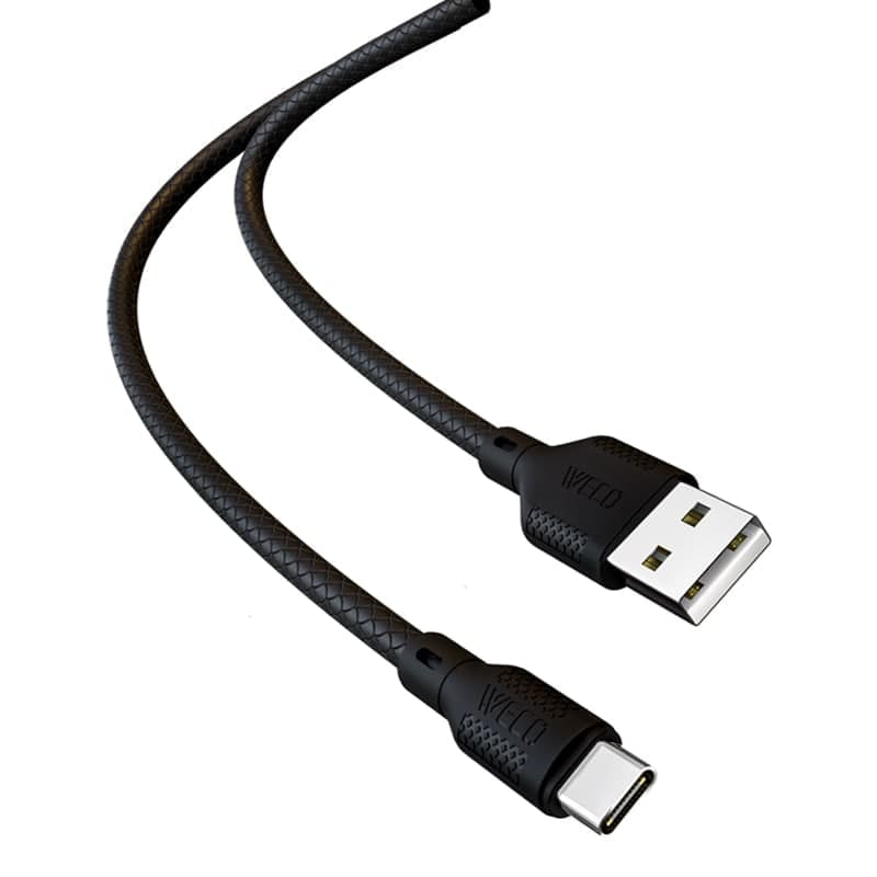 کابل شارژ سیلیکونی USB به Type-C ویکو مدل WE-30