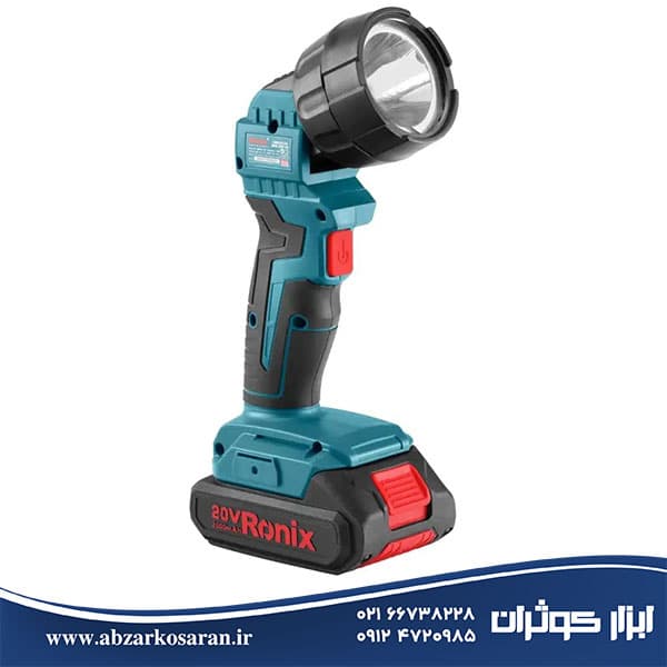 چراغ کار شارژی رونیکس Ronix مدل 8630 — تصویر ۳