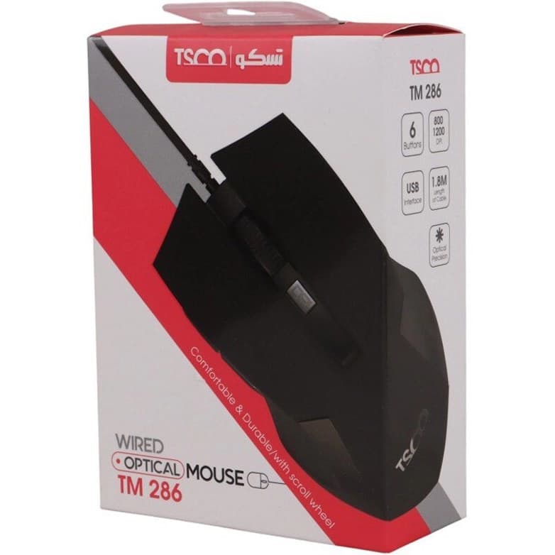 ماوس سیم دار تسکو مدل TM 286 — تصویر ۵