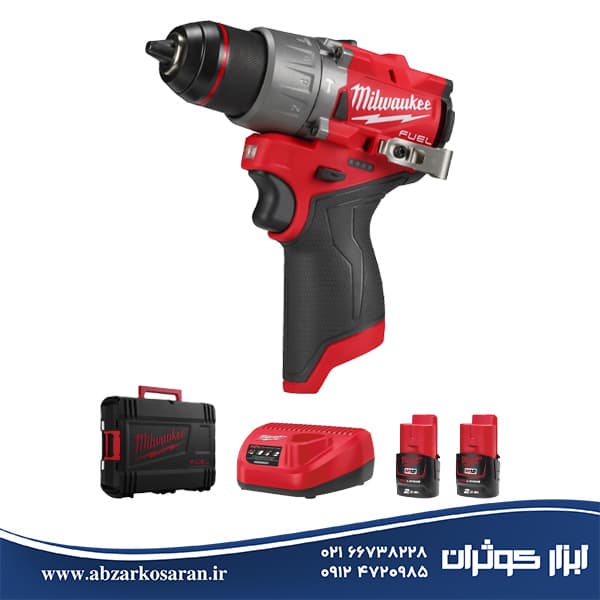 دریل پیچگوشتی چکشی میلواکی Milwaukee مدل M12FPD2-202X