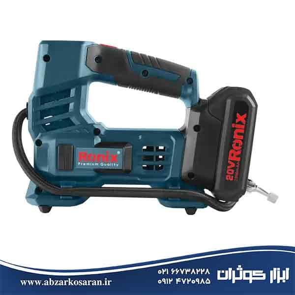 مینی کمپرسور شارژی رونیکس Ronix مدل 8605 — تصویر ۳