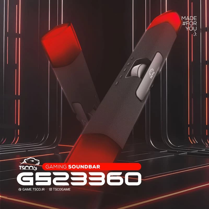اسپیکر بلوتوثی مخصوص بازی تسکو مدل GS 23360 — تصویر ۵