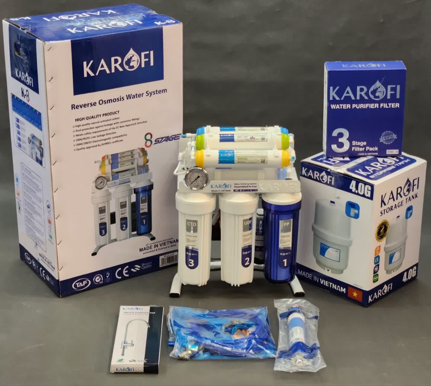 دستگاه تصفیه آب 8 مرحله کاروفی KAROFI