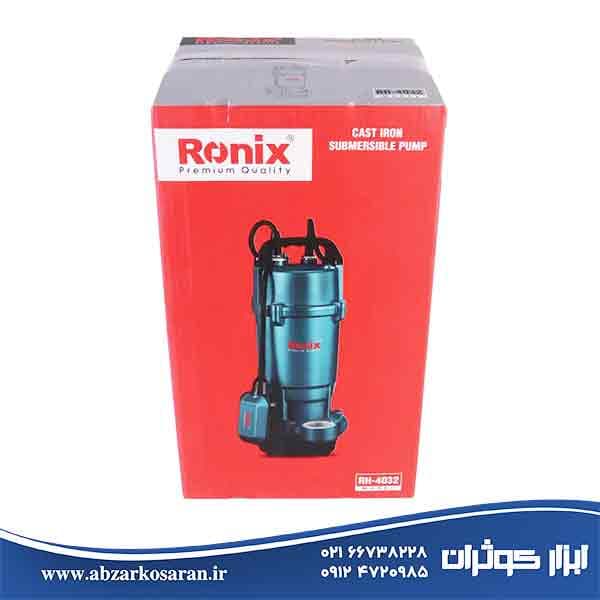 پمپ کف کش بدنه چدنی رونیکس Ronix مدل RH-4032 — تصویر ۲