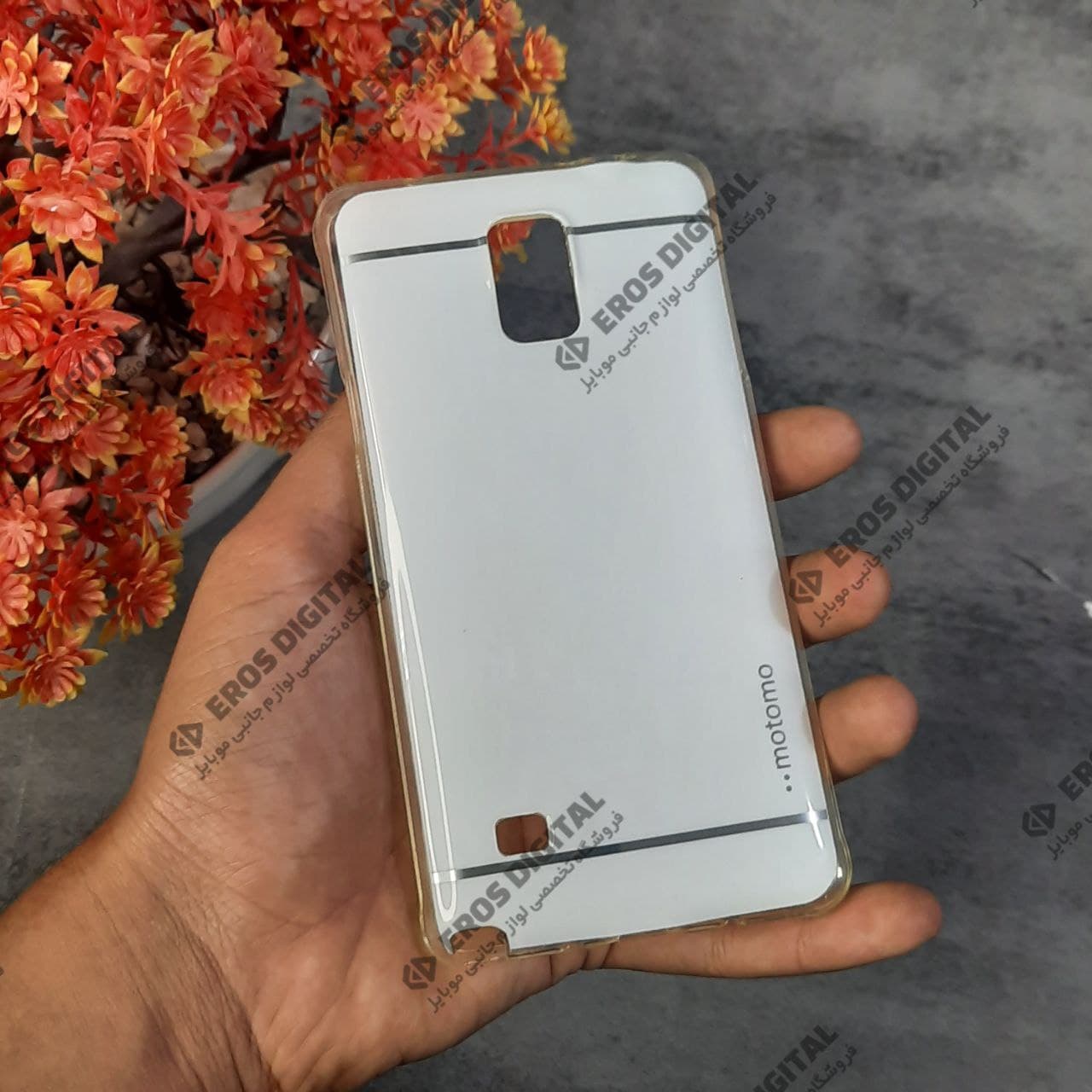 قاب گوشی Motomo Samsung Galaxy Note 4 دور ژله ای پشت رنگی — تصویر ۲