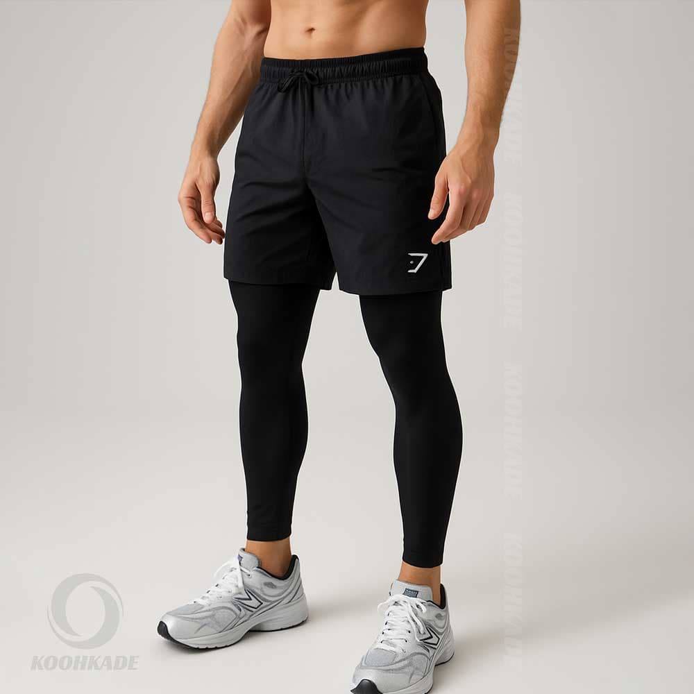 شلوارک لگ دار GYM SHARK