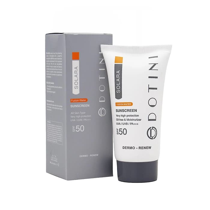کرم ضد آفتاب فیوژن واتر فاقد رنگ دوتینی SPF50
