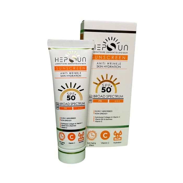 ضد آفتاب ضد لک و ضد چروک فیوژن واتر هپسان SPF50 — تصویر ۲
