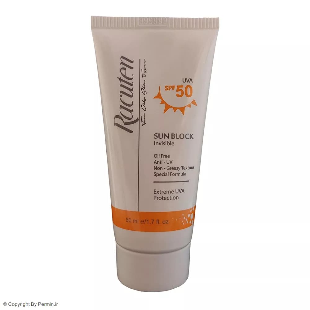 کرم ضدآفتاب بیرنگ راکوتن SPF50 مناسب پوست چرب حجم 50 میلیلیتر — تصویر ۴