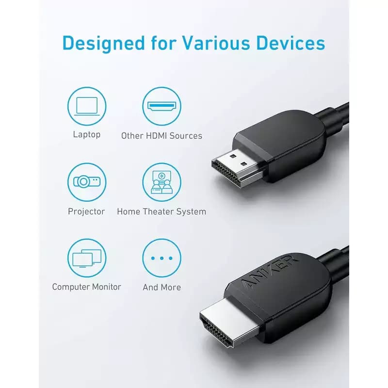 کابل HDMI انکر مدل A8742 به طول 1.8 متر — تصویر ۷