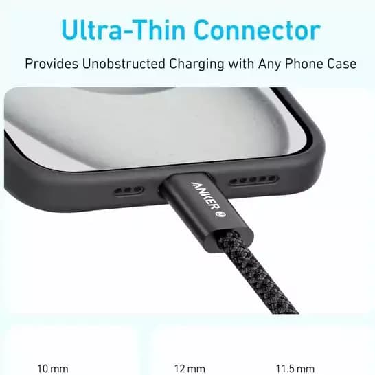 کابل USB-C انکر zolo مدل A8060 — تصویر ۳