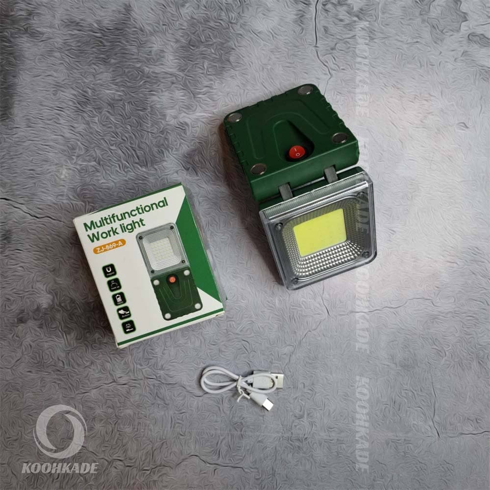 چراغ چادر آهنربا دار ZJ-869-C MULTIFUNCTIONAL — تصویر ۸
