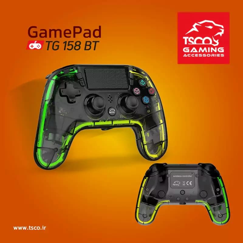 دسته بازی بلوتوثی تسکو مدل TG 158 BT — تصویر ۷