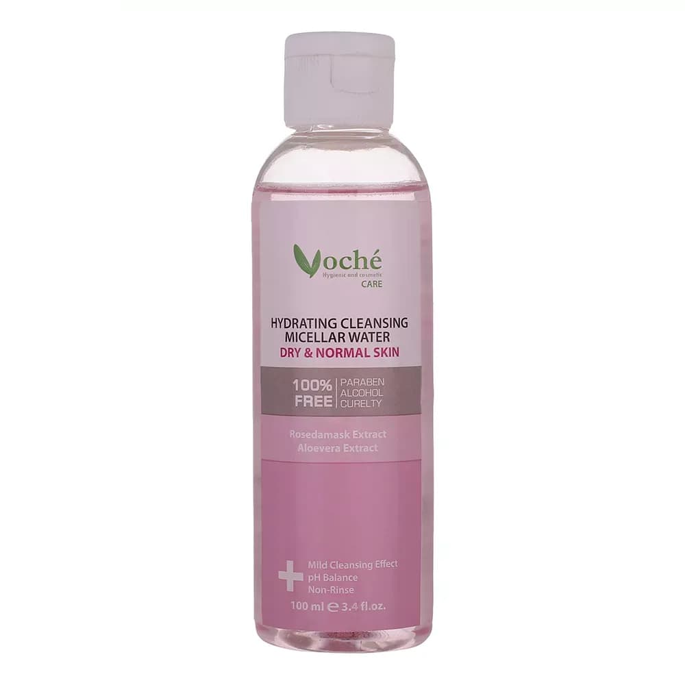 میسلار واتر وچه مدل Hydrating مناسب پوست خشک و معمولی حجم 100 میلی لیتر