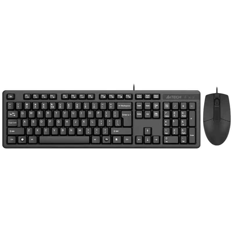 کیبورد و ماوس سیم دار ای فورتک مدل KK3330S