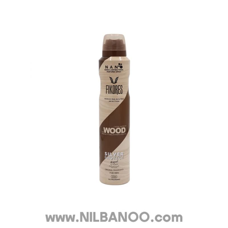 اسپری مردانه فیکورس مدل Wood-حجم200ml — تصویر ۲