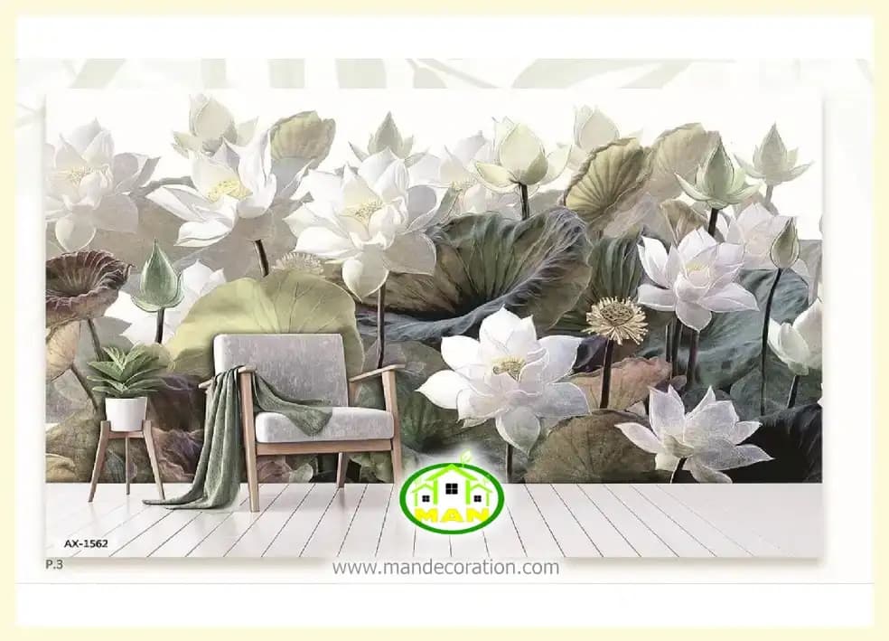 پوستر دیواری طرح آبرنگی سه بعدی کد:1562 — تصویر ۲