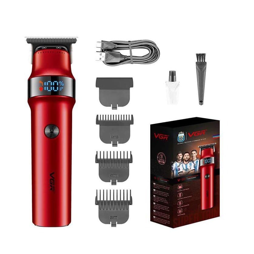 ماشین اصلاح وی جی آر V-987 قرمز — تصویر ۲