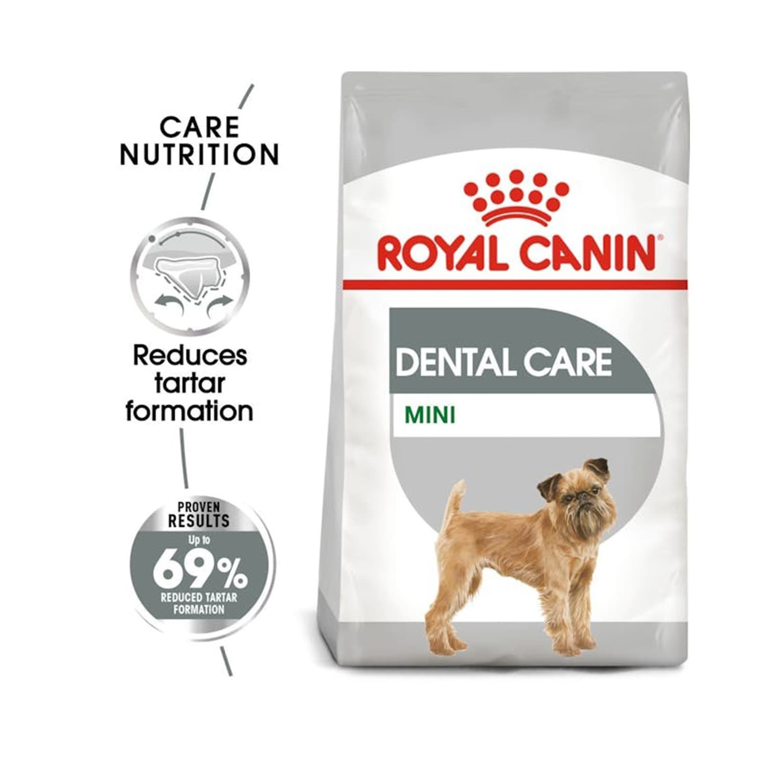 غذای خشک سگ مینی دنتال رویال کنین Mini Dental Care وزن 3 کیلوگرم — تصویر ۲