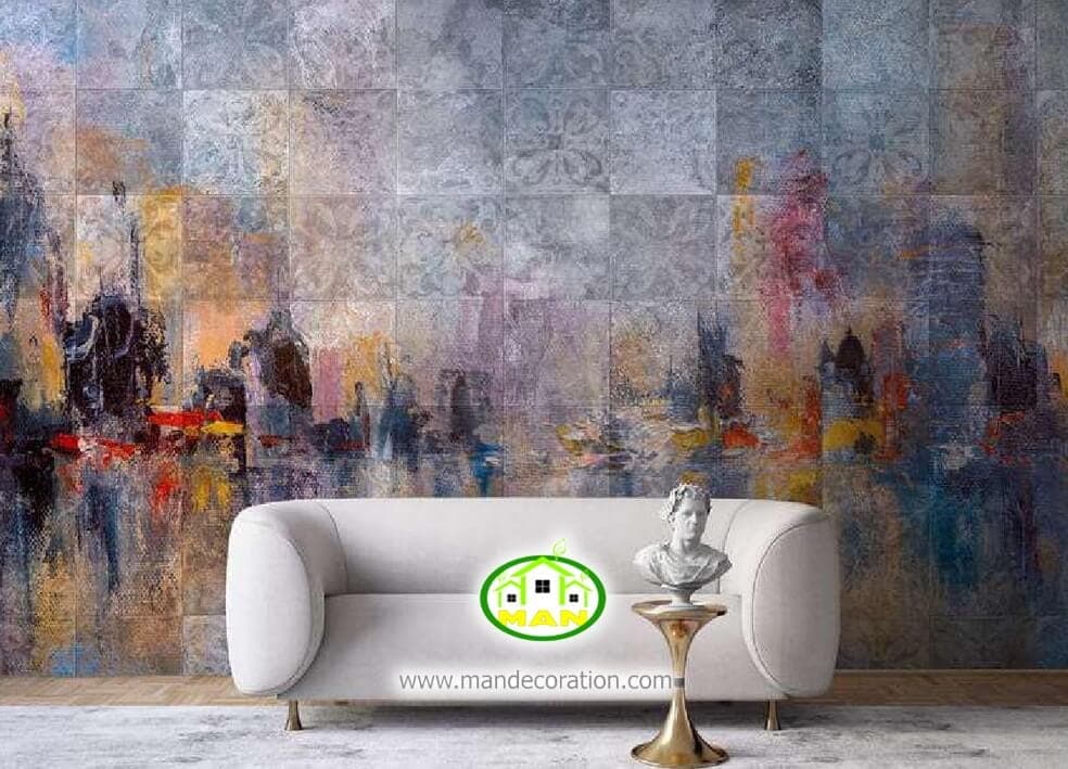 پوستر دیواری پتینه آبرنگی