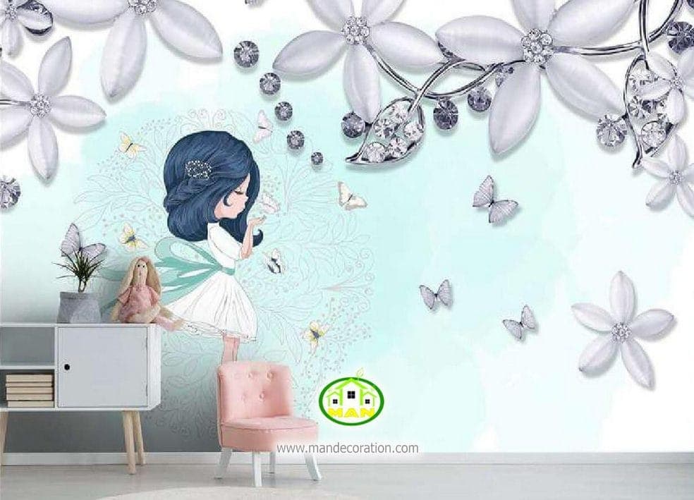 پوستر دیواری اتاق کودک عروسکی
