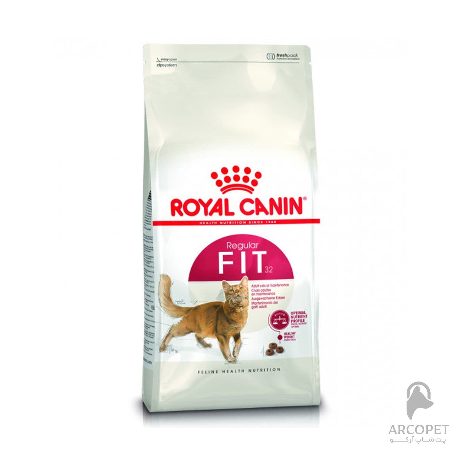 غذای گربه رویال کنین فیت 15 کیلویی Regular Fit