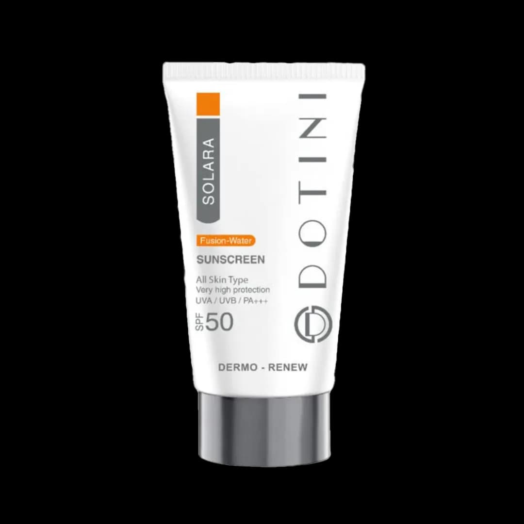 کرم ضد‌آفتاب رنگی و فاقد چربی دوتینی(Dotini) | SPF50 — تصویر ۵