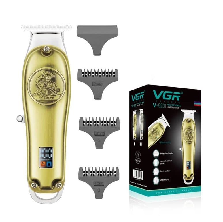 ماشین اصلاح وی جی آر VGR V-920 طلایی — تصویر ۲