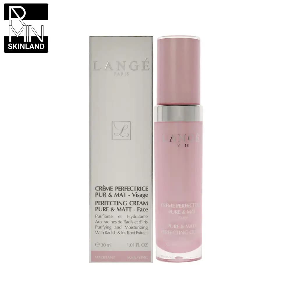 کرم آبرسان و مات کننده لانژه مدل Pure Matt Face حجم 30ml — تصویر ۲