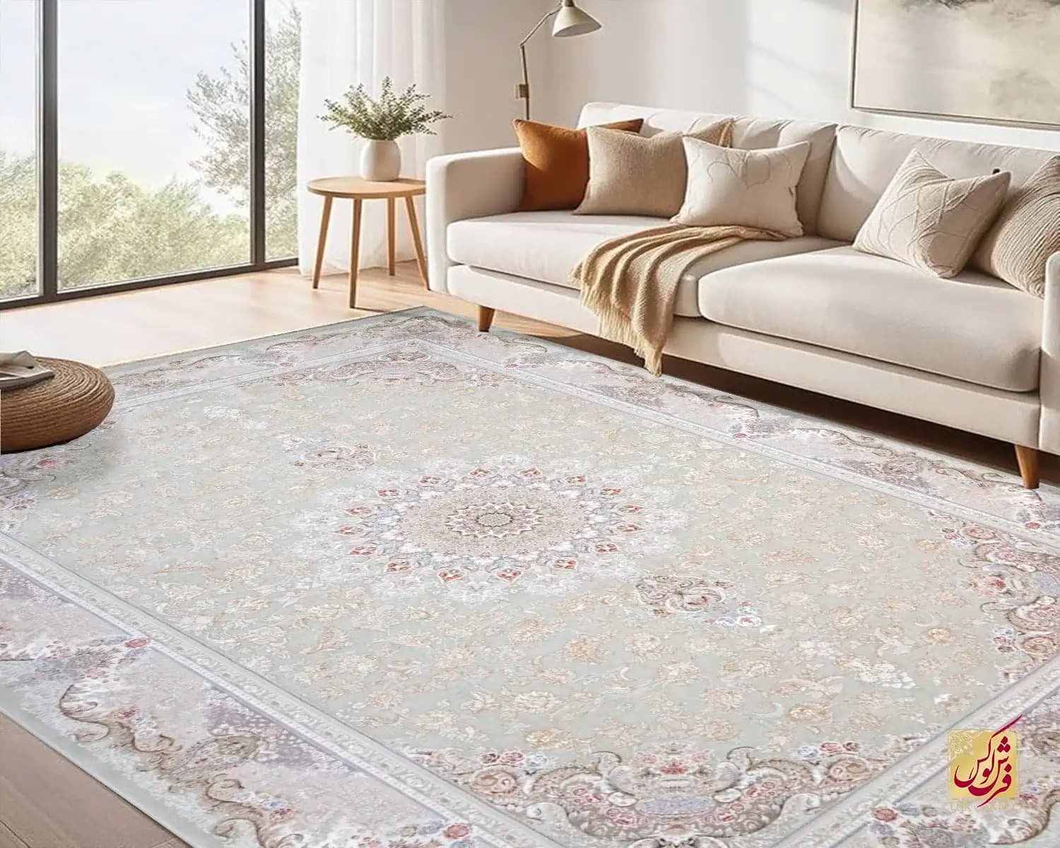 فرش کلاسیک 1507 سبز