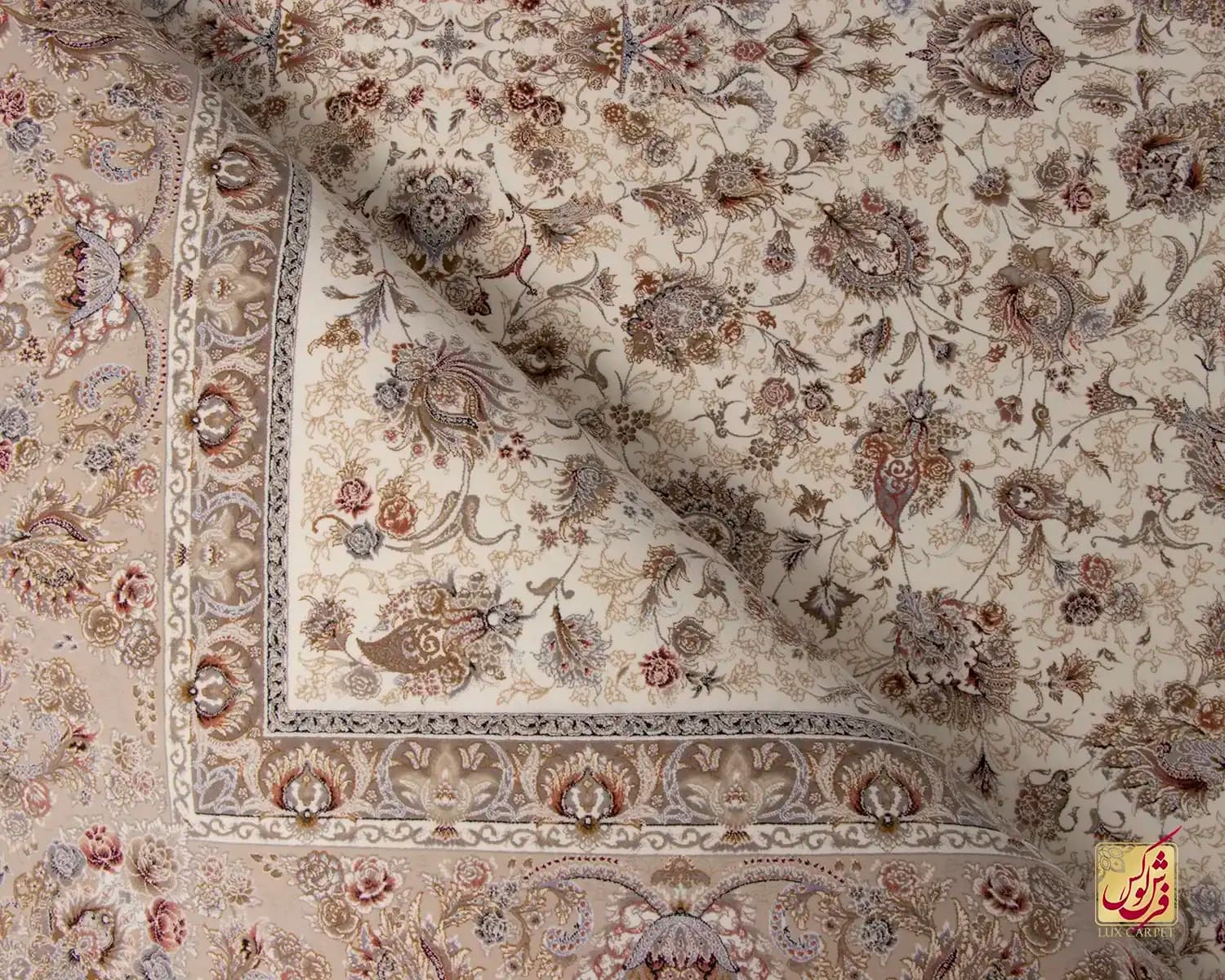 فرش کلاسیک 1508 کرم — تصویر ۸