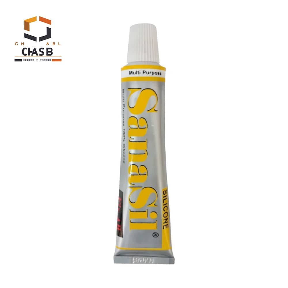 چسب سیلیکون شفاف ثنا سیل SANASIL MULTI PURPOSE SILICONE 30gr